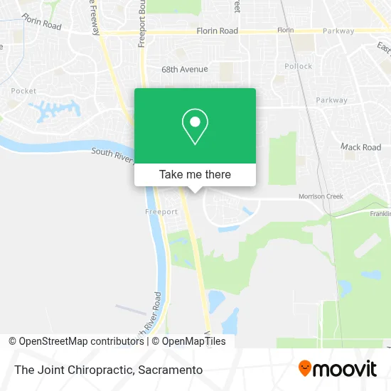 The Joint Chiropractic map