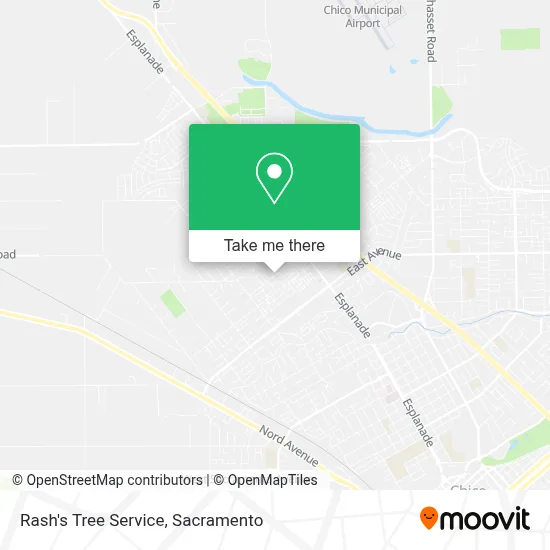 Rash's Tree Service map