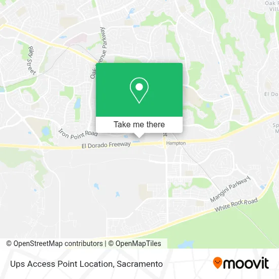 Ups Access Point Location map