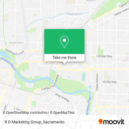 R D Marketing Group map
