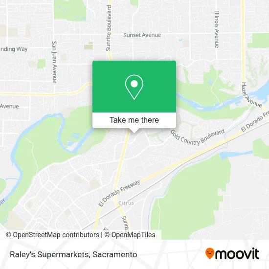 Raley's Supermarkets map