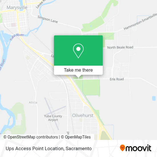 Ups Access Point Location map