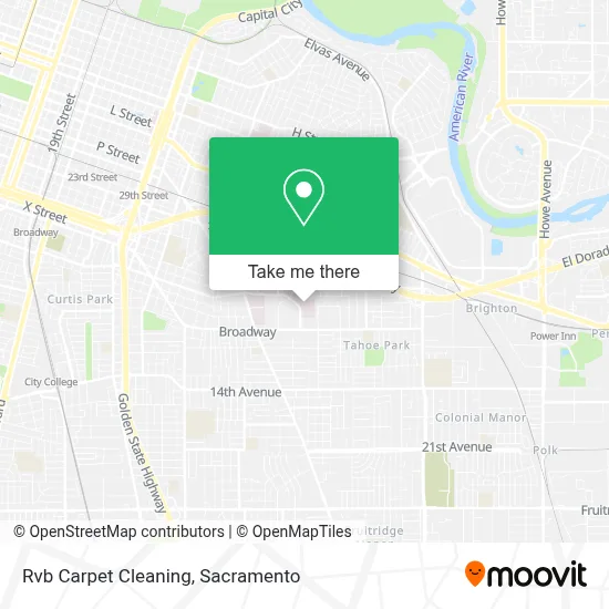 Rvb Carpet Cleaning map