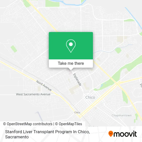 Stanford Liver Transplant Program In Chico map
