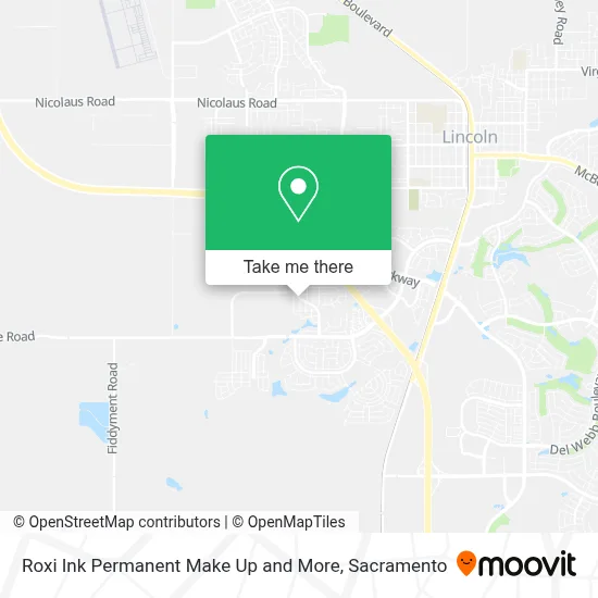 Roxi Ink  Permanent Make Up and More map