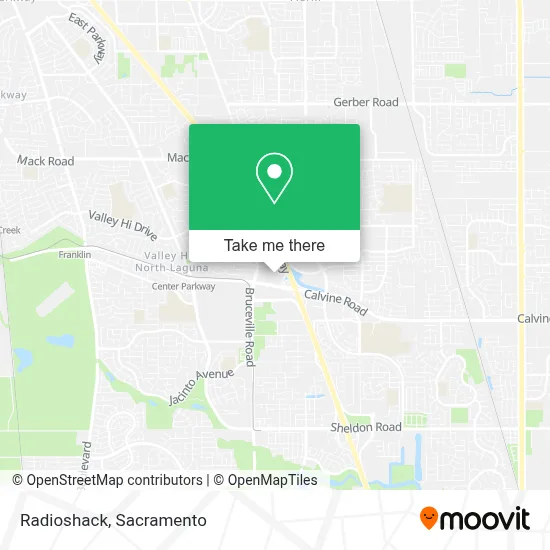 Radioshack map