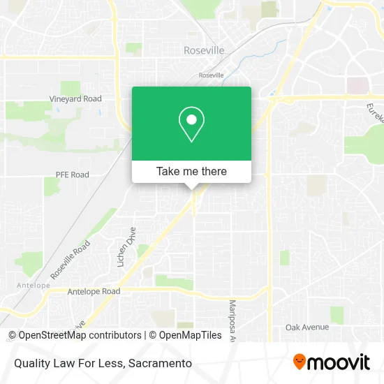 Quality Law For Less map