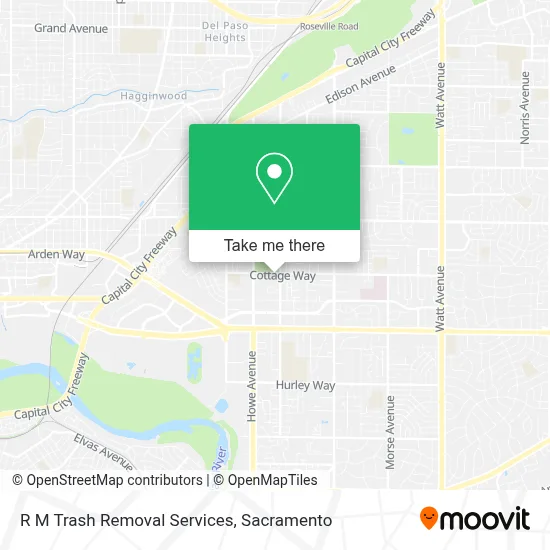 R M Trash Removal Services map