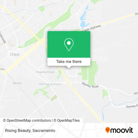 Rising Beauty map
