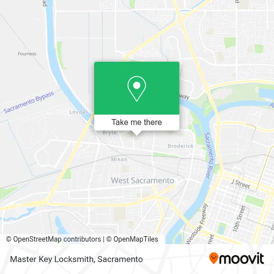 Master Key Locksmith map