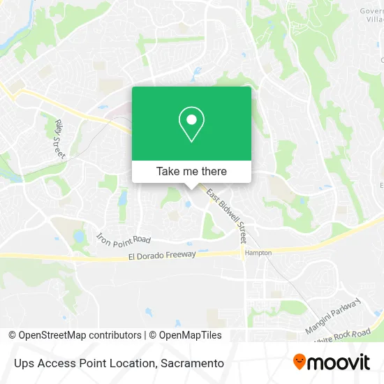 Ups Access Point Location map