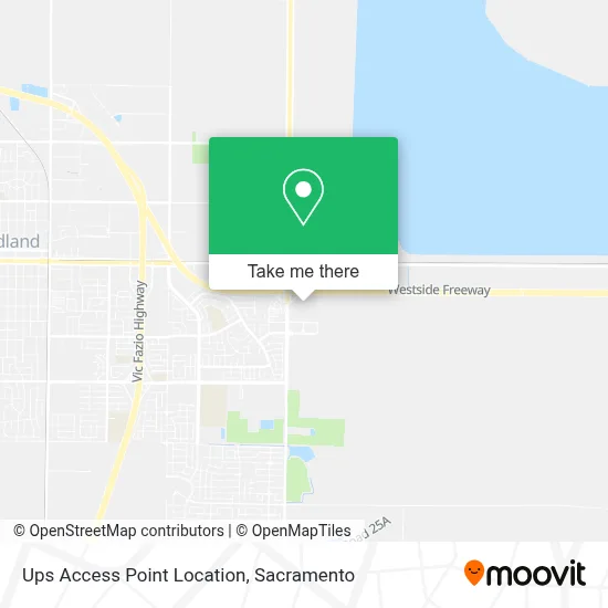 Ups Access Point Location map