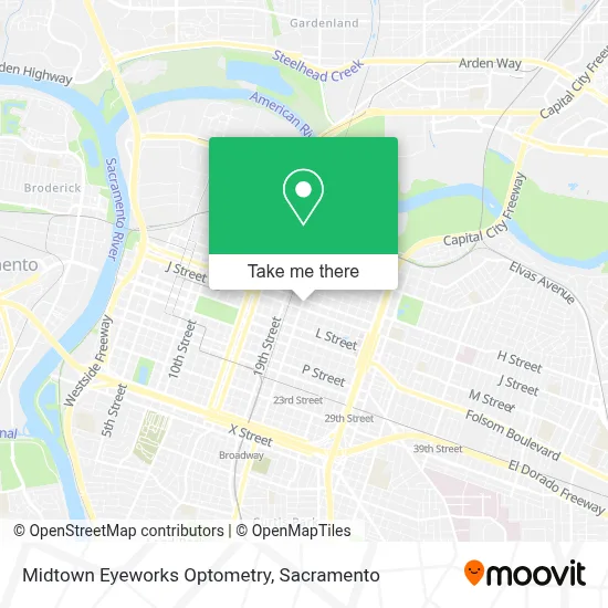 Midtown Eyeworks Optometry map
