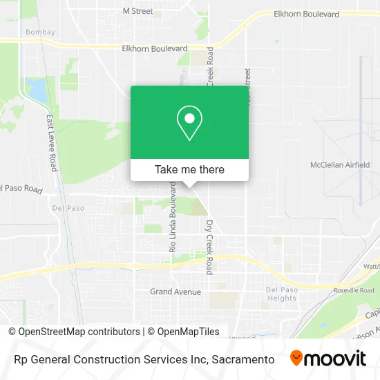 Rp General Construction Services Inc map