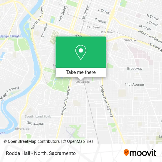 Rodda Hall - North map