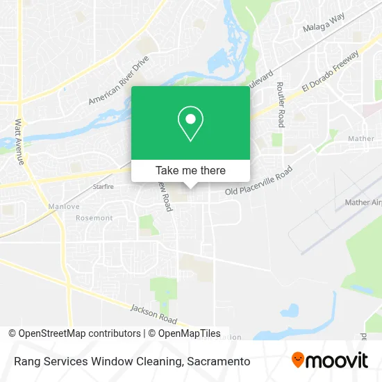 Rang Services Window Cleaning map
