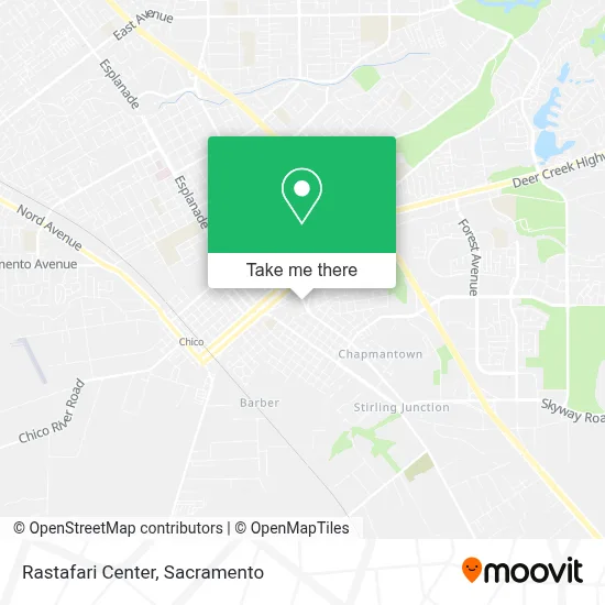Rastafari Center map