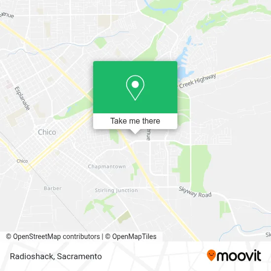Radioshack map