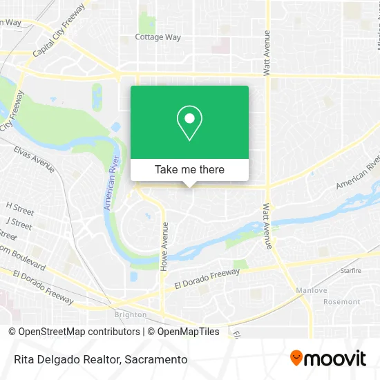 Rita Delgado Realtor map