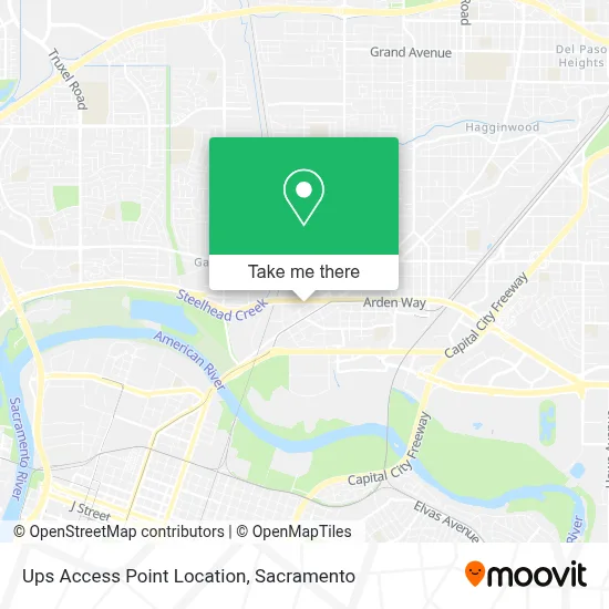 Ups Access Point Location map