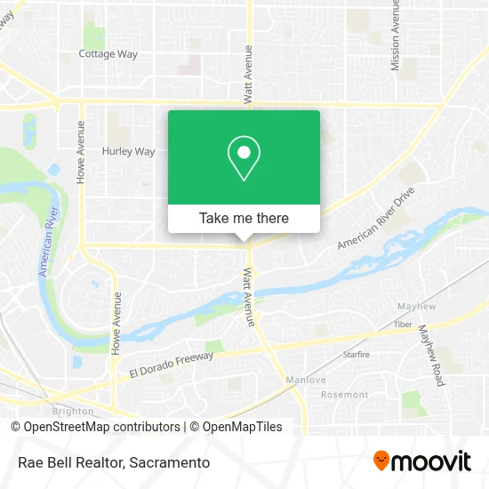 Rae Bell Realtor map