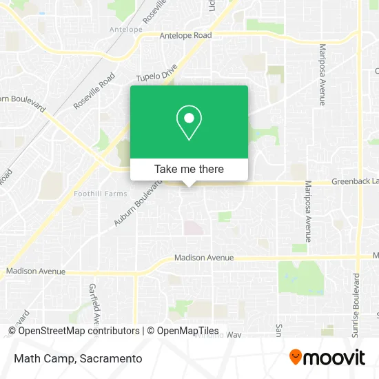 Math Camp map
