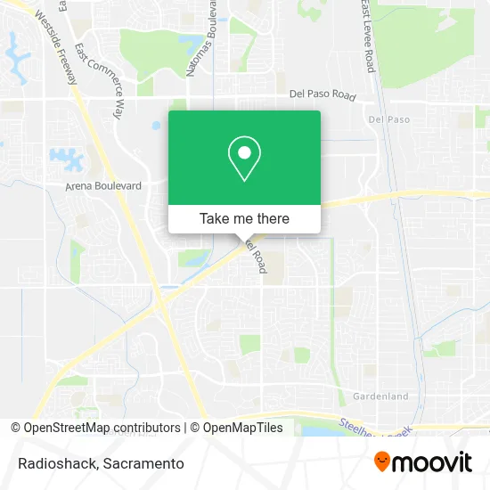 Radioshack map
