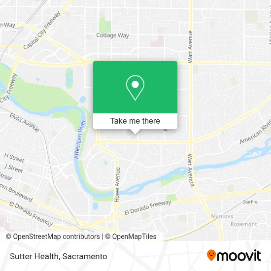 Sutter Health map