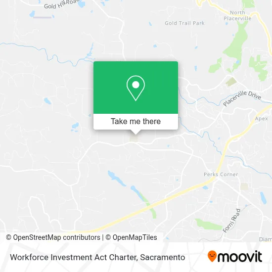 Workforce Investment Act Charter map