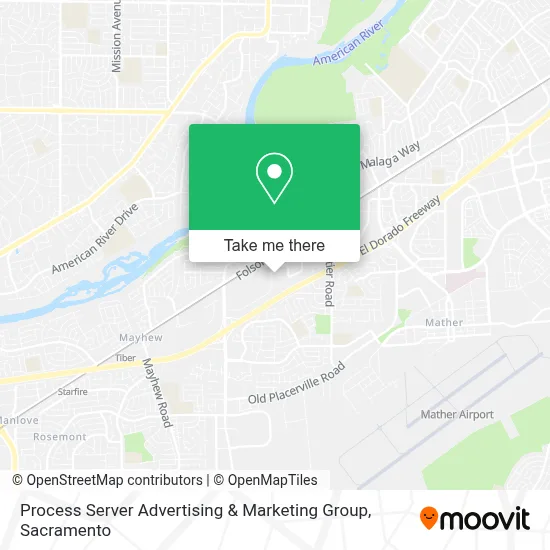 Process Server Advertising & Marketing Group map