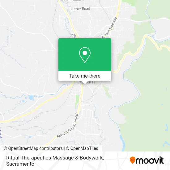 Ritual Therapeutics Massage & Bodywork map