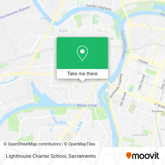 Lighthouse Charter School map