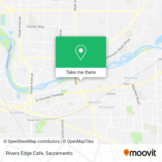 Rivers Edge Cafe map