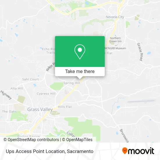 Ups Access Point Location map