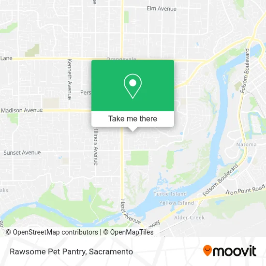 Rawsome Pet Pantry map