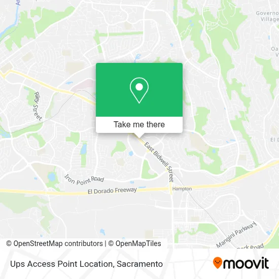 Ups Access Point Location map