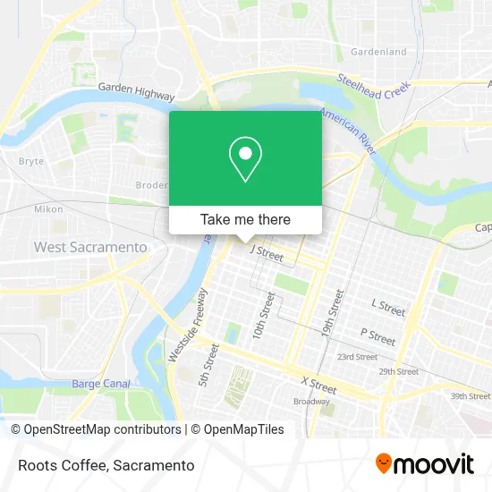 Roots Coffee map