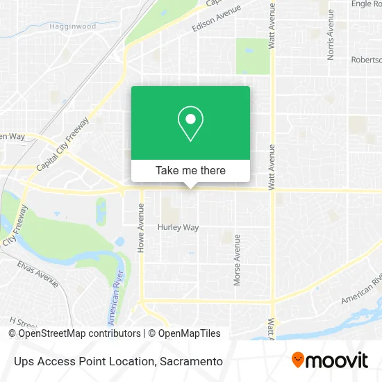 Ups Access Point Location map