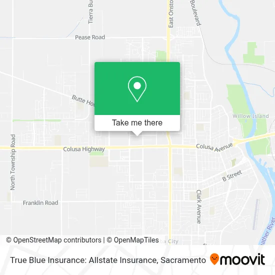 True Blue Insurance: Allstate Insurance map