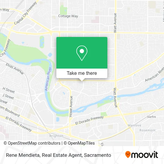 Rene Mendieta, Real Estate Agent map