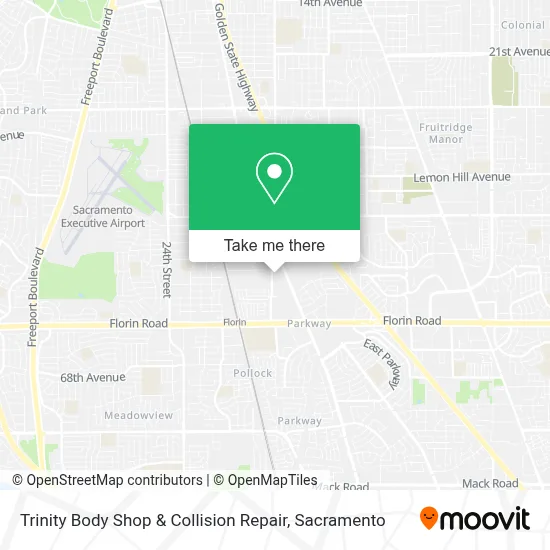 Trinity Body Shop & Collision Repair map