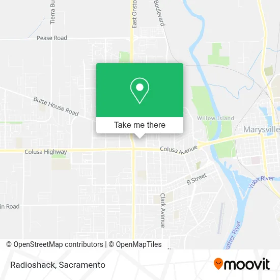 Radioshack map