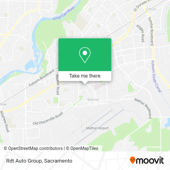 Rdt Auto Group map