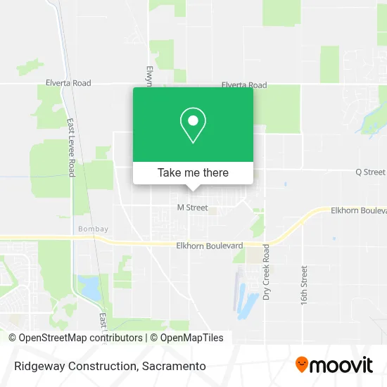 Ridgeway Construction map