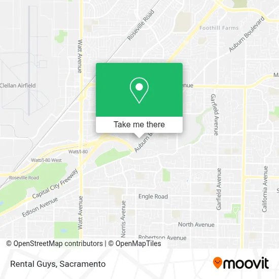 Rental Guys map
