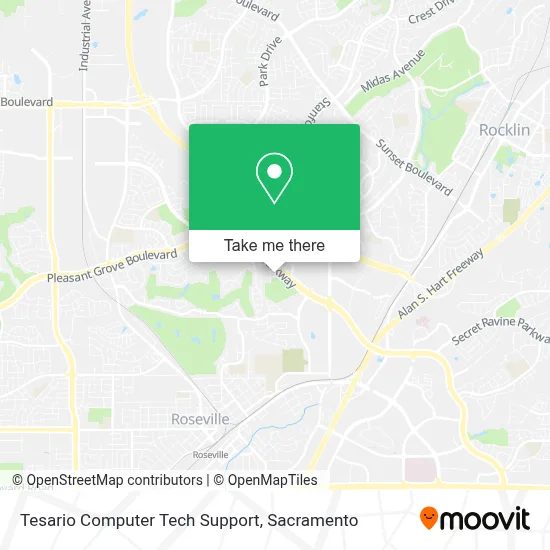 Tesario Computer Tech Support map