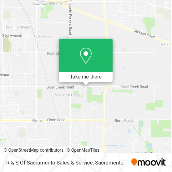 R & S Of Sacramento Sales & Service map