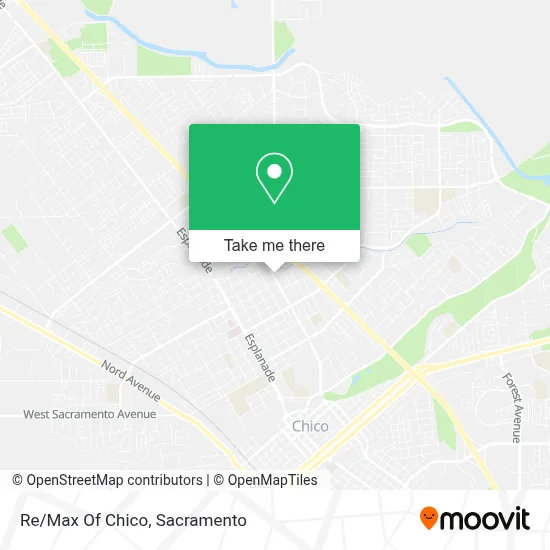 Re/Max Of Chico map