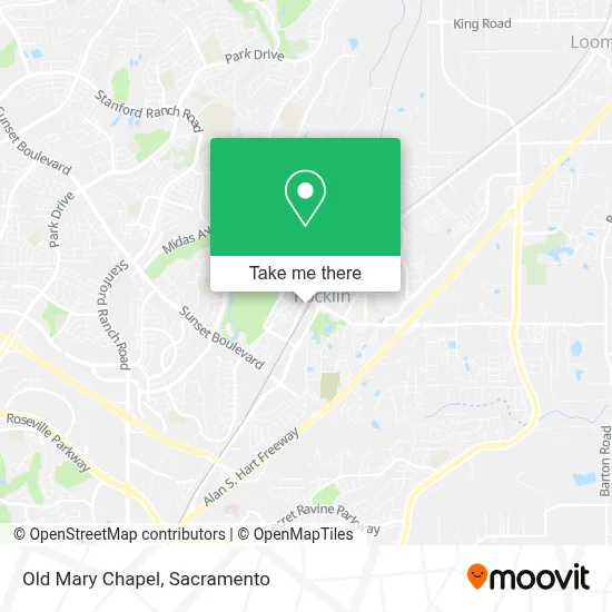 Old Mary Chapel map