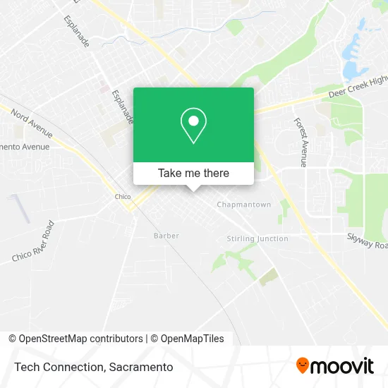 Tech Connection map